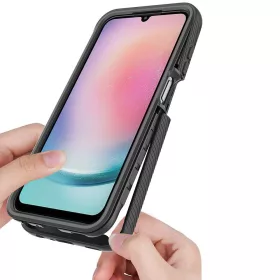   Tech-Protect Defense 360 ütésálló tok - Samsung SM-A256 Galaxy A25 5G - fekete