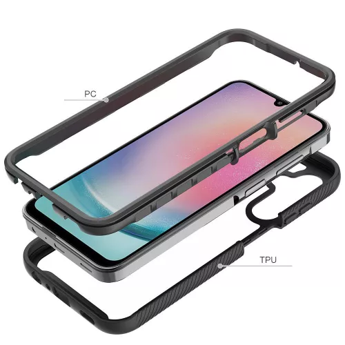 Tech-Protect Defense 360 ütésálló tok - Samsung SM-A256 Galaxy A25 5G - fekete