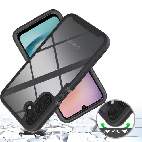 Tech-Protect Defense 360 ütésálló tok - Samsung SM-A256 Galaxy A25 5G - fekete