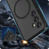 Tech-Protect Magmat Magsafe szilikon tok - Samsung SM-S928 Galaxy S24 Ultra - matt fekete