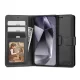 Tech-Protect Wallet Flip oldalra nyíló tok - Samsung SM-S921 Galaxy S24 - fekete