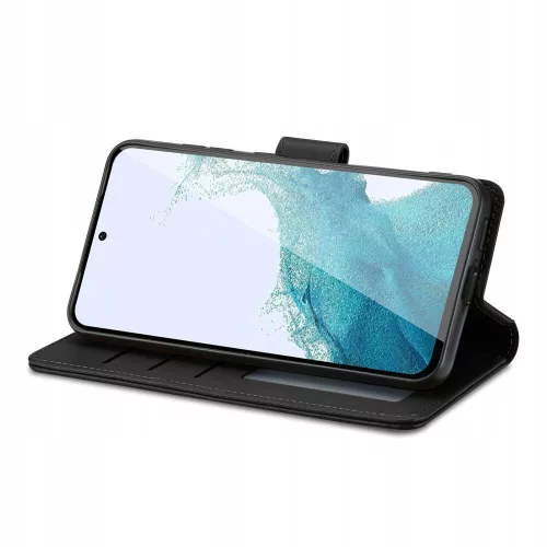 Tech-Protect Wallet Flip oldalra nyíló tok - Samsung SM-S921 Galaxy S24 - fekete