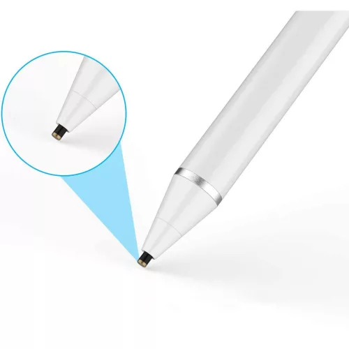 Tech-Protect Active Stylus Pen aktív toll rajzoláshoz,jegyzeteléshez, Android/iOS/Windows 10 - fehér