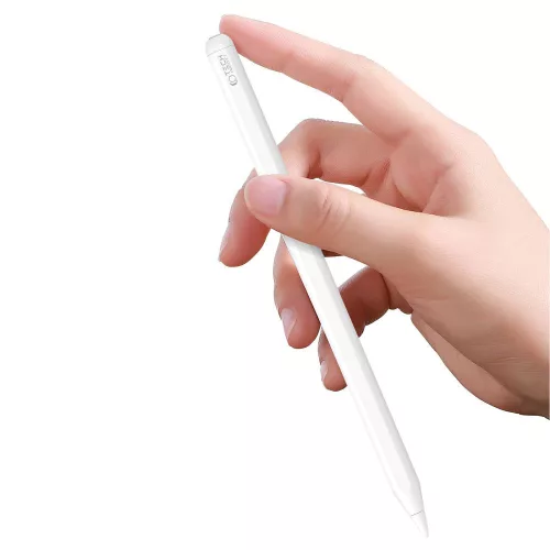 Tech-Protect Digital Magnetic Stylus Pen-2 aktív toll rajzhoz, jegyzethez, Apple iPad-hez - fehér