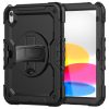 Tech-Protect Solid 360 ütésálló tok - Apple iPad 10.9 (2022)/iPad 11 (2025) - fekete - ECO