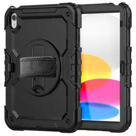   Tech-Protect Solid 360 ütésálló tok - Apple iPad 10.9 (2022)/iPad 11 (2025) - fekete - OEM