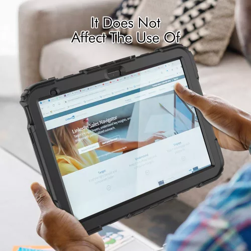 Tech-Protect Solid 360 ütésálló tok - Apple iPad 10.9 (2022)/iPad 11 (2025) - fekete - OEM