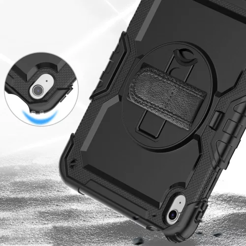 Tech-Protect Solid 360 ütésálló tok - Apple iPad 10.9 (2022)/iPad 11 (2025) - fekete - OEM