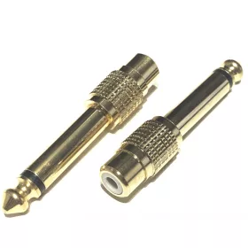 Invotone AD160G RCA Mama - 6,3 Mono Jack, Aranyozott