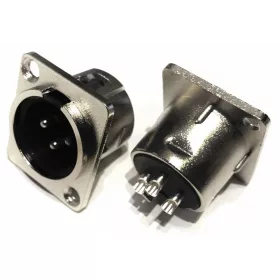 Invotone XLR200MB 3 pólusú beépíthető XLR papa aljzat