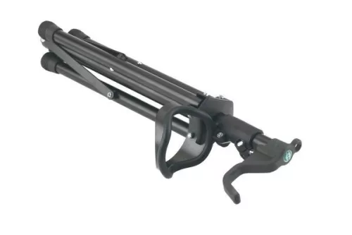 König & Meyer kürtállvány – bariton-, tenorkürthöz, gumi borítású tartóval, fekete