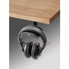   König & Meyer 16330 fejhallgató-tartó – asztallap alá szerelhető, fekete