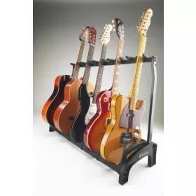   König & Meyer Guardian 5 gitárállvány – 5 gitárhoz, fekete tartóelemekkel
