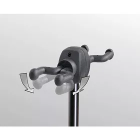   König & Meyer Double gitárállvány – 2 gitárhoz, de a bendzsó és az ukulele sem fogja rosszul érezni magát rajta