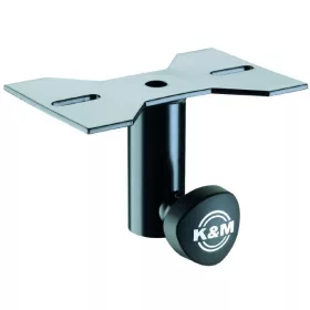   König & Meyer hangfal adapter – talpas, 36 mm átmérőjű, hangfal állványhoz, fekete