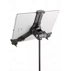   König & Meyer 19790 univerzális tablet PC tartó – állvány tetejére rögzíthető, fekete