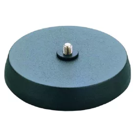   König & Meyer 23220 mikrofonállvány, asztali 3/8'' csavarral, hangelnyelő alap, fekete