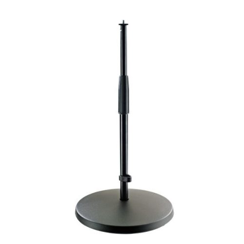 König & Meyer 23323 asztali / padló mikrofonállvány – öntöttvas talp, fekete