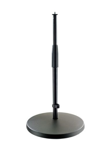 König & Meyer 23323 asztali / padló mikrofonállvány – öntöttvas talp, fekete