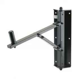   König & Meyer hangfaltartó, fali – minden irányba forgatható, dönthető csuklóval, 50 kg terhelhetőség, fekete