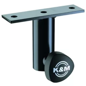   König & Meyer adapter, becsavarható hangfal állványhoz, átmérő: 36 mm, 2 fúrt lukkal, fekete
