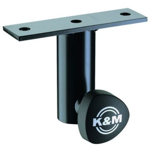 König & Meyer adapter, becsavarható hangfal állványhoz, átmérő: 36 mm, 2 fúrt lukkal, fekete
