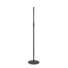   König & Meyer mikrofonállvány – talpas, beépített zajszűrő gumival, fekete KM-26125-300-55