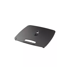   König & Meyer alaplemez hangfalállványhoz – kis acél talp M20-as menettel, az összes hangfaltartó rúdhoz illeszkedik, 7 kg, fekete