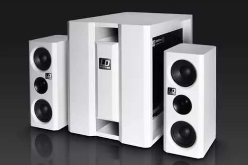 LD Systems DAVE8 - aktív, 350 W-os multimédia rendszer 8"-os mélynyomóval és két 4"-os szatellittel, fekete