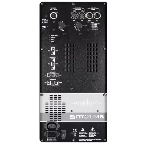 LD Systems - DDQSUB212 2x12”-os aktív  PA mélynyomó beépített DSP-vel