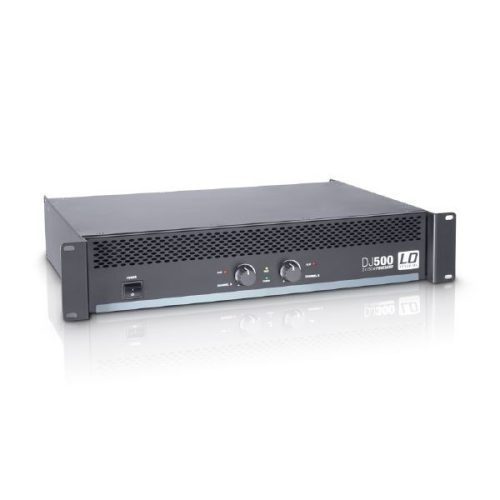 LD Systems LDDJ500 DJ végerősítő, 2x250 W/4 Ohm, A/B osztályú