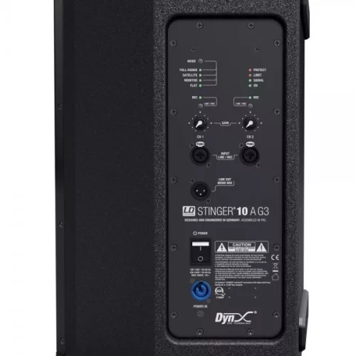 LD Systems - LDEB102AFG3 StInger G3 - aktív  10”-os 2 utas basszus reflex PA hangsugárzó