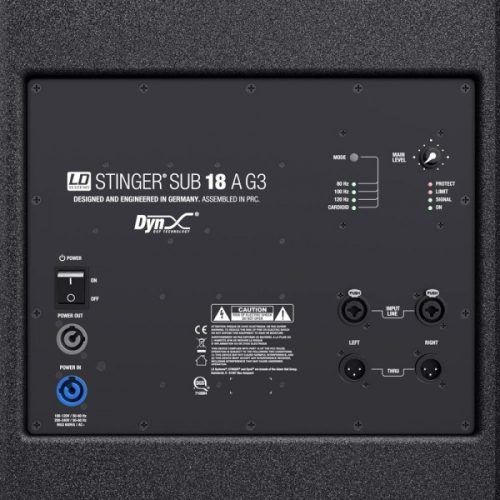 LD Systems - LDESUB18AG3 StInger SUB G3 – aktív  18”-os basszus reflex PA mélysugárzó hangfal