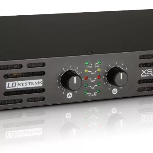 LD Systems LDXS400 XS végerősítő, 2x200 W/4 Ohm, D osztályú