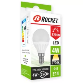 Rocket G45 4W E14 2700K LED Fényforrás