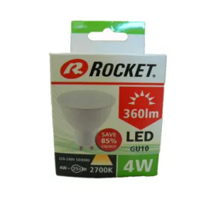 Rocket GU10 4W 3000K LED Fényforrás