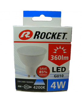 Rocket GU10 4W 4200K LED Fényforrás
