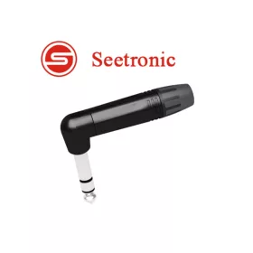Seetronic MP3RX-B Sztereo 6.3-as pipa jack dugó (fekete)