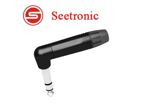 Seetronic MP3RX-B Sztereo 6.3-as pipa jack dugó (fekete)