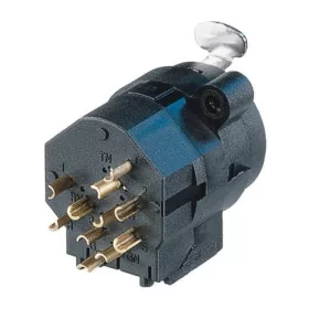   Neutrik NCJ6FIS XLR aljzat + 6,3-as jack aljzat sztereó 6,3-as-as, ezüstözött érintkező, műanyag ház