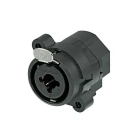   Neutrik NCJ6FIS XLR aljzat + 6,3-as jack aljzat sztereó 6,3-as-as, ezüstözött érintkező, műanyag ház