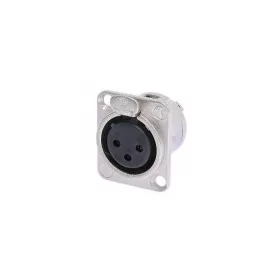   Neutrik NC3FDL1 3 pólusú XLR aljzat ezüstözött érintkező