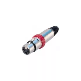   Neutrik NC3FXS 3 pólusú XLR aljzat kapcsolós, egyenes, lengő