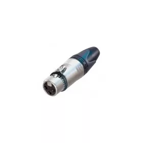   Neutrik NC3FXXEMC 3 pólusú XLR aljzat digitális, egyenes, lengő, aranyozott érintkező