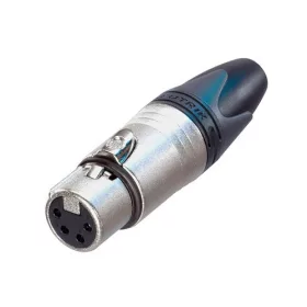 Neutrik NC4FXX 4 pólusú XLR aljzat egyenes, lengő