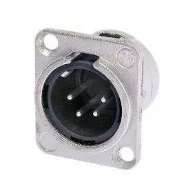   Neutrik NC4MDL1 4 pólusú XLR dugó ezüstözött érintkező,