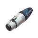 Neutrik NC6FXX 6 pólusú XLR aljzat egyenes, lengő