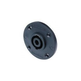   Neutrik NL4MPR 4 pólusú hangfalcsatlakozó beépíthető, kerek házzal