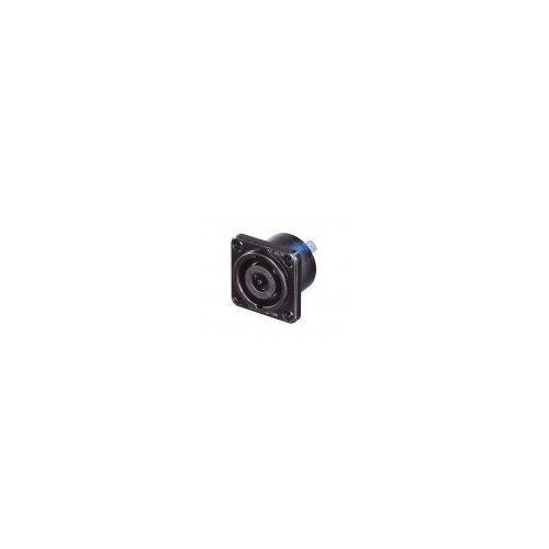 Neutrik NLT8MPBAG 8 pólusú hangfalcsatlakozó beépíthető dugó, fekete fém házas