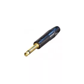   Neutrik NP2XB 6,3-as monó jack dugó fekete ház, aranyozott
